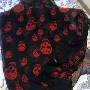 Alexander McQueen Silk Skull Scarf